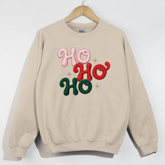 Faux Stitches Ho Ho Ho