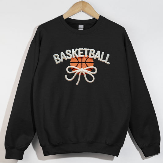 Faux Yarn Basketball Coquette