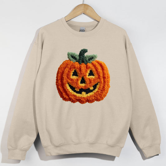 Faux Yarn Pumpkin