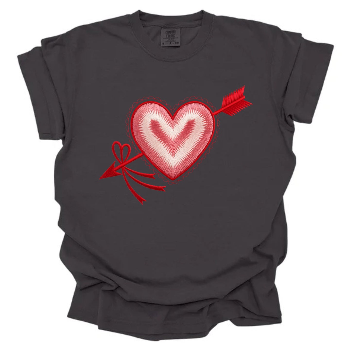 Faux Yarn Stitched Heart