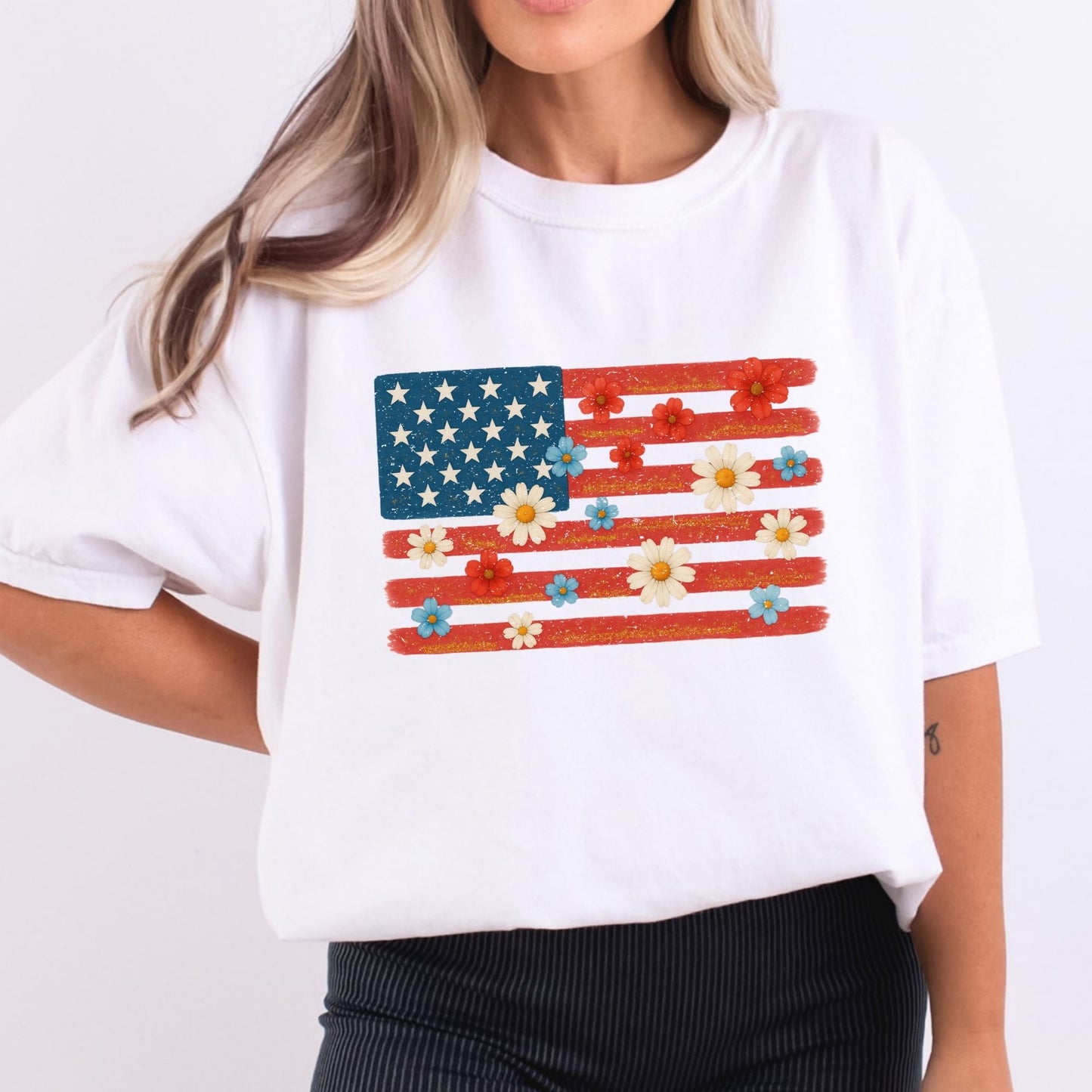 Flag USA Flowers