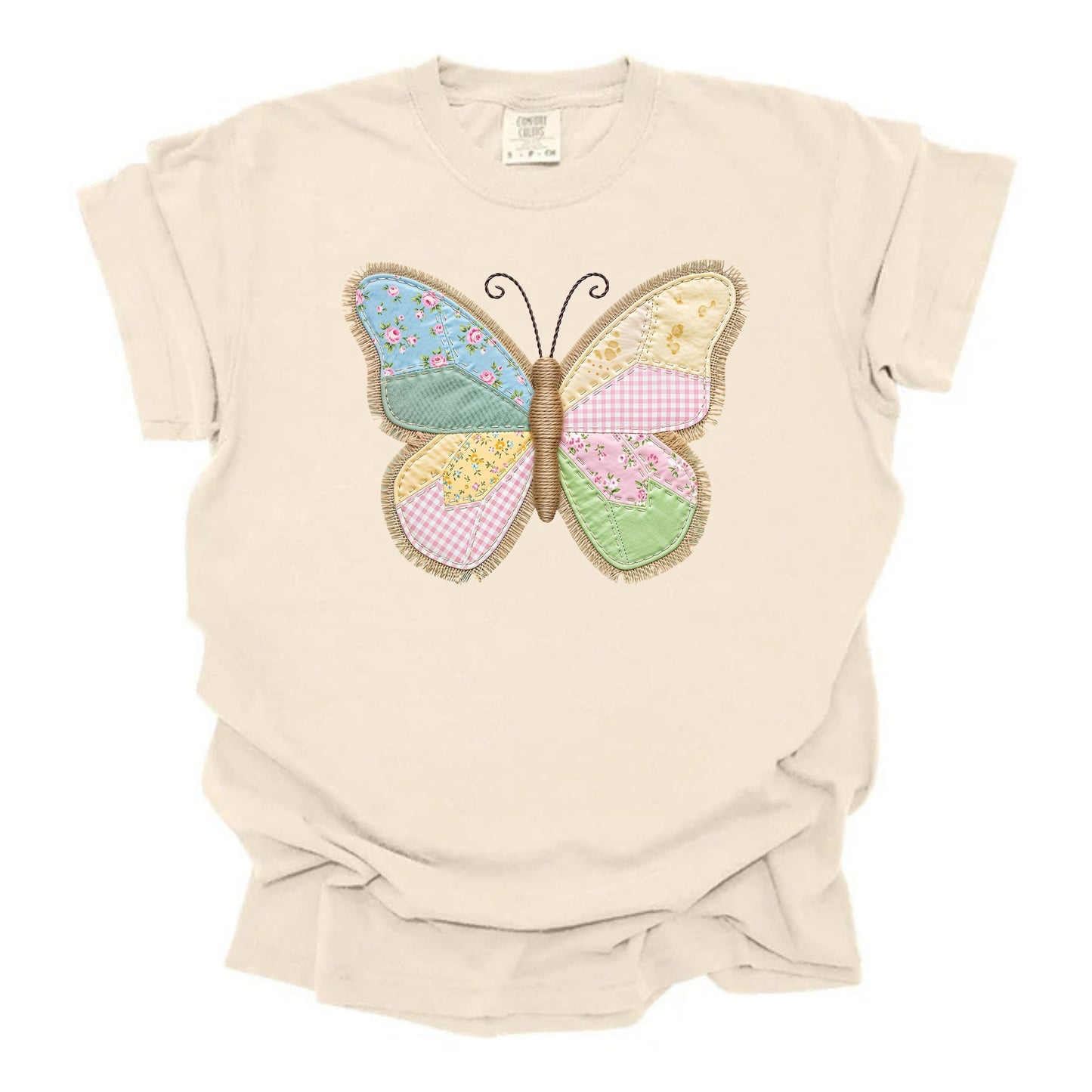 Floral Stitched Butterfly