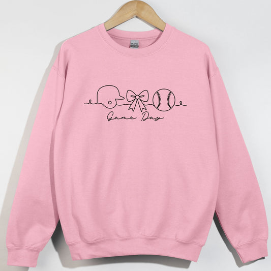 Game Day Baseball Linework