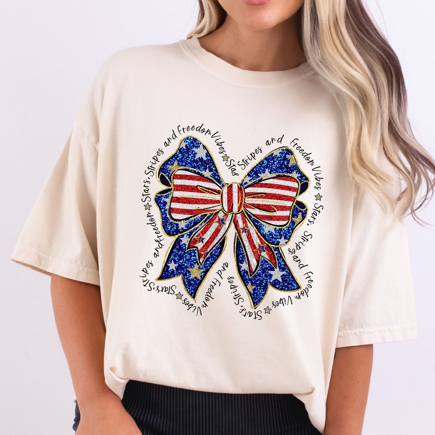 Glitzy USA Bow