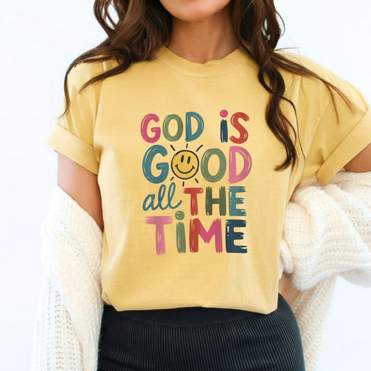 God is Good Handwriting Stacked
