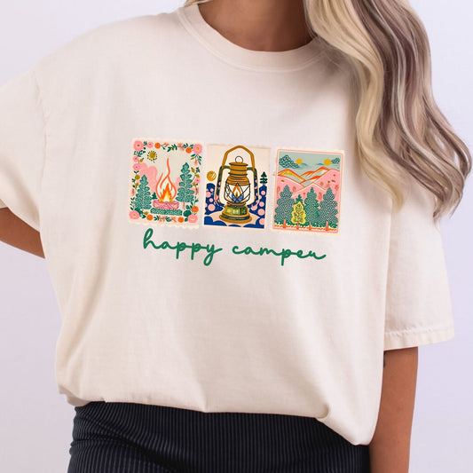 Happy Camper Stamp Trio