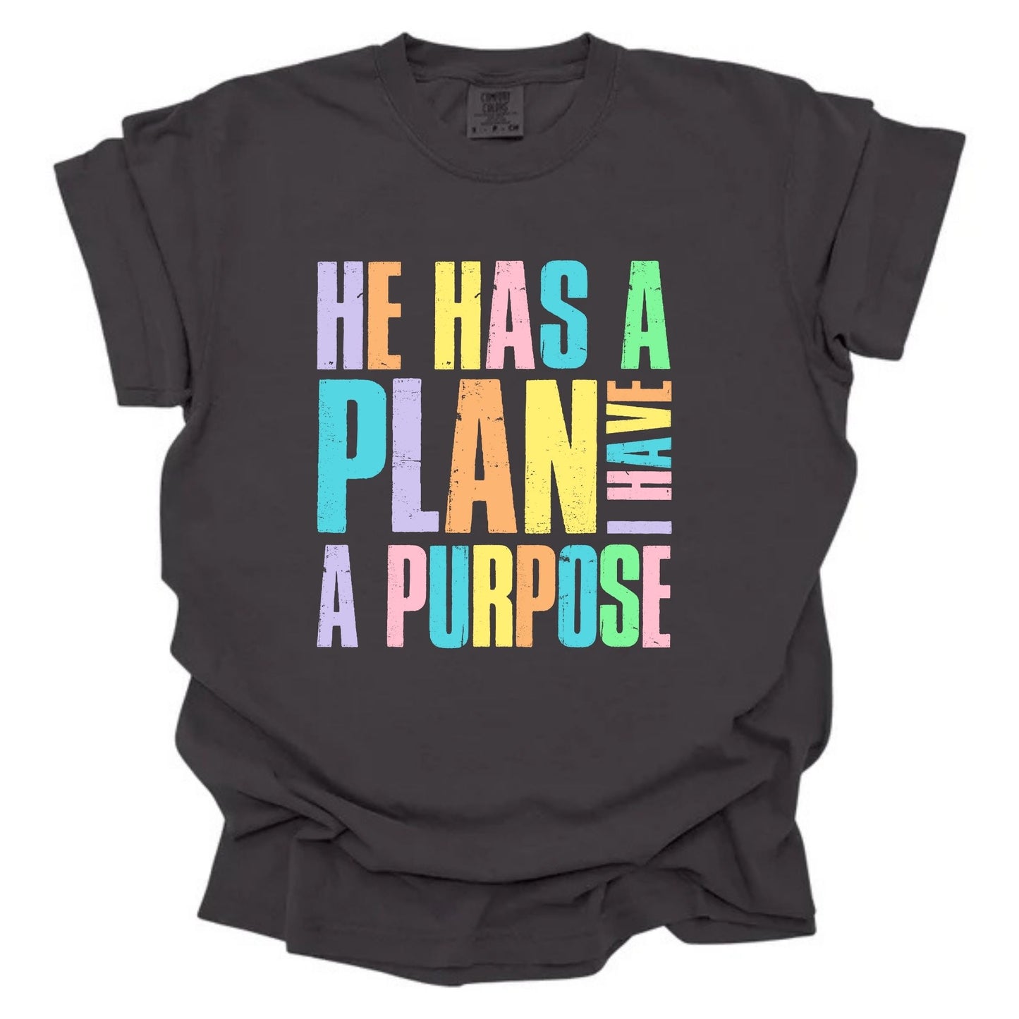 He Has A Plan Stacked Multicolored