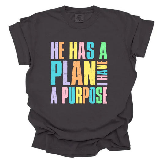 He Has A Plan Stacked Multicolored