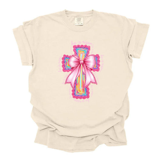 He Is Risen Faux Yarn Cross