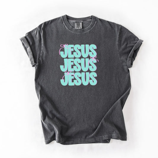 Jesus Bows Times Three