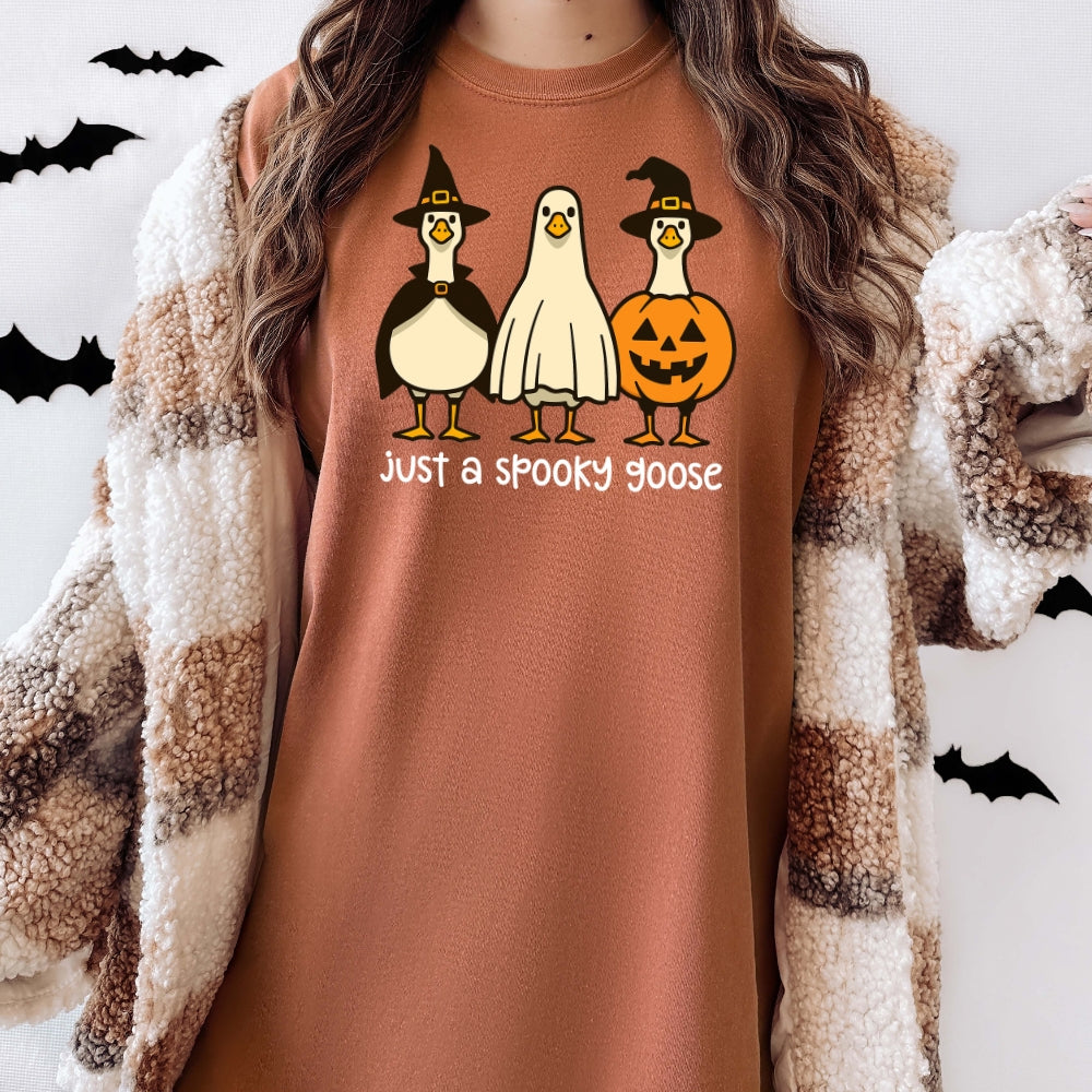 Just A Spooky Goose White
