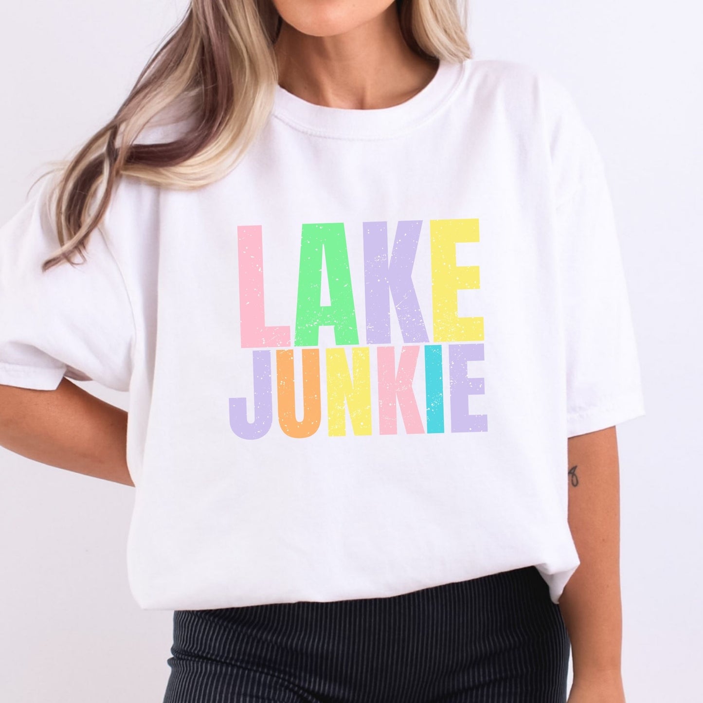 Lake Junkie Stacked and Distressed