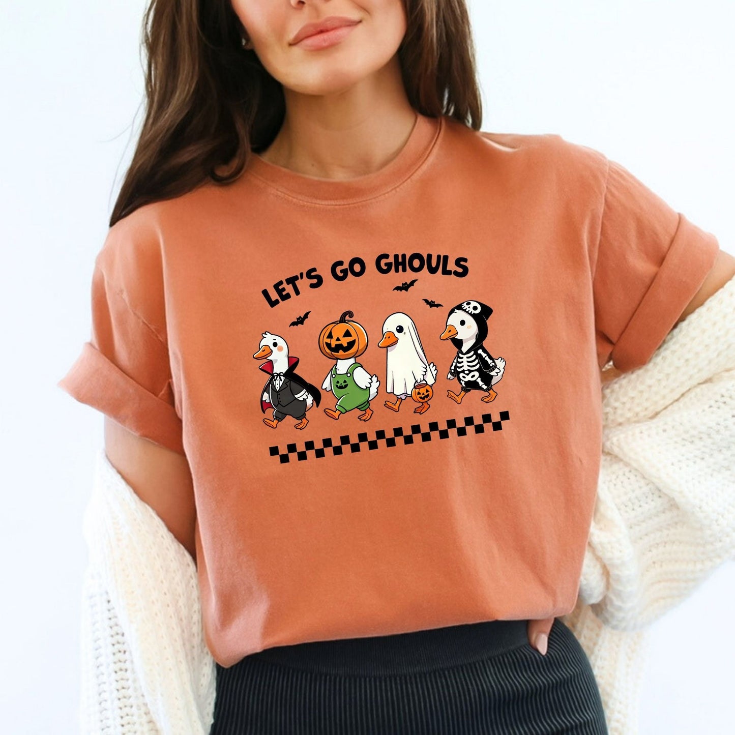 Let's Go Ghouls Cute Geese