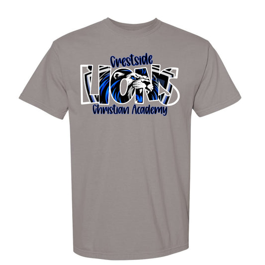 Lions Grey Comfort Color Tee
