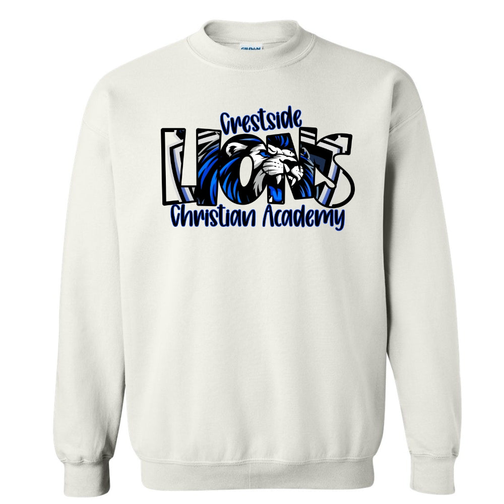 Lions White Crewneck