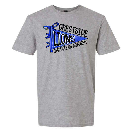 Lions Grey Flag Sports grey Tee