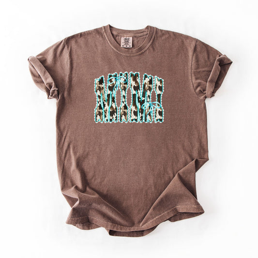 Mimi Contour Cow Print