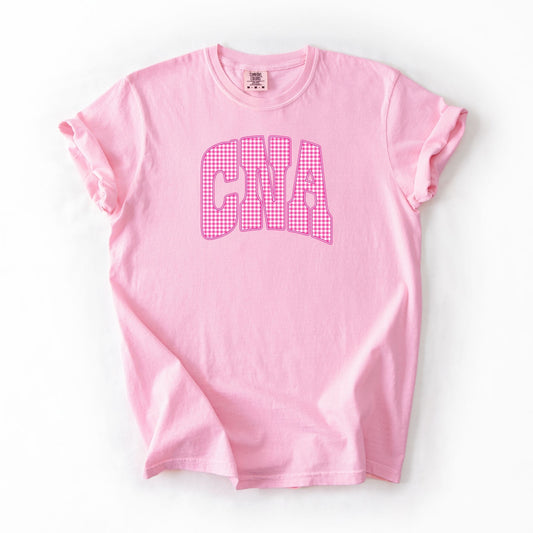 Pink Plaid CNA