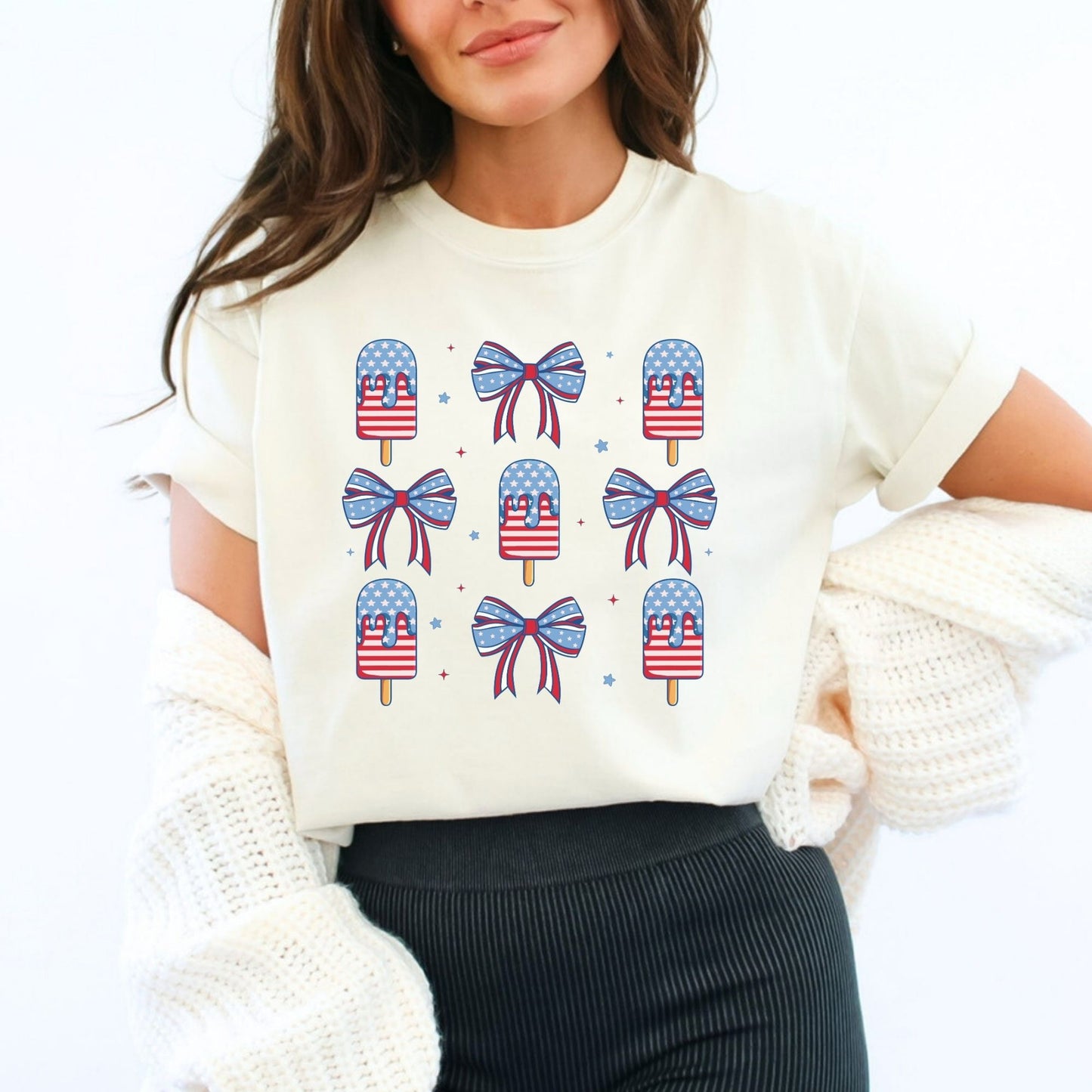 Popsicles and USA Bows