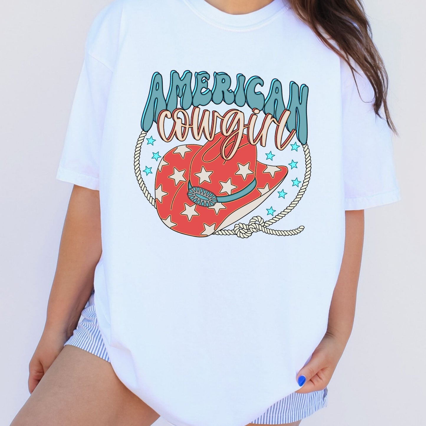 Preppy American Cowgirl Stars