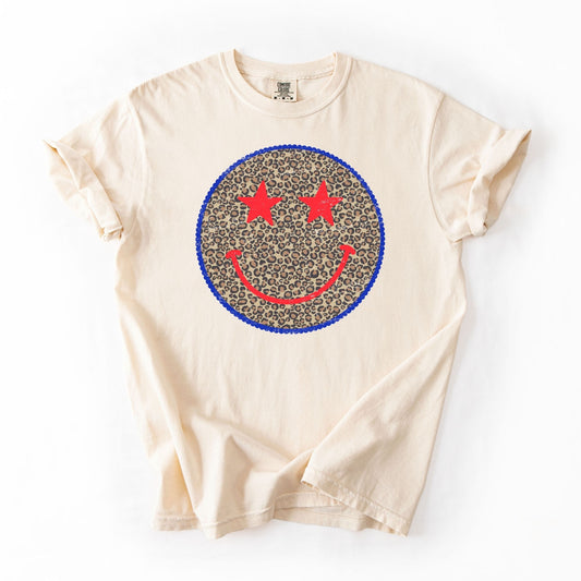 Red Star And Cheetah Smiley