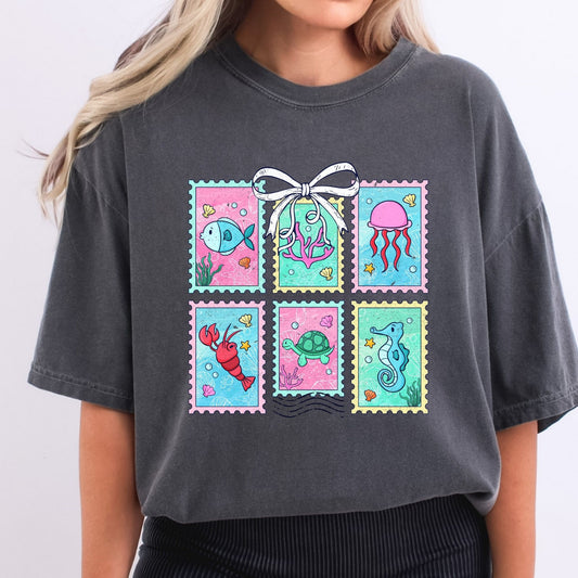 Sea Stamps Vibrant