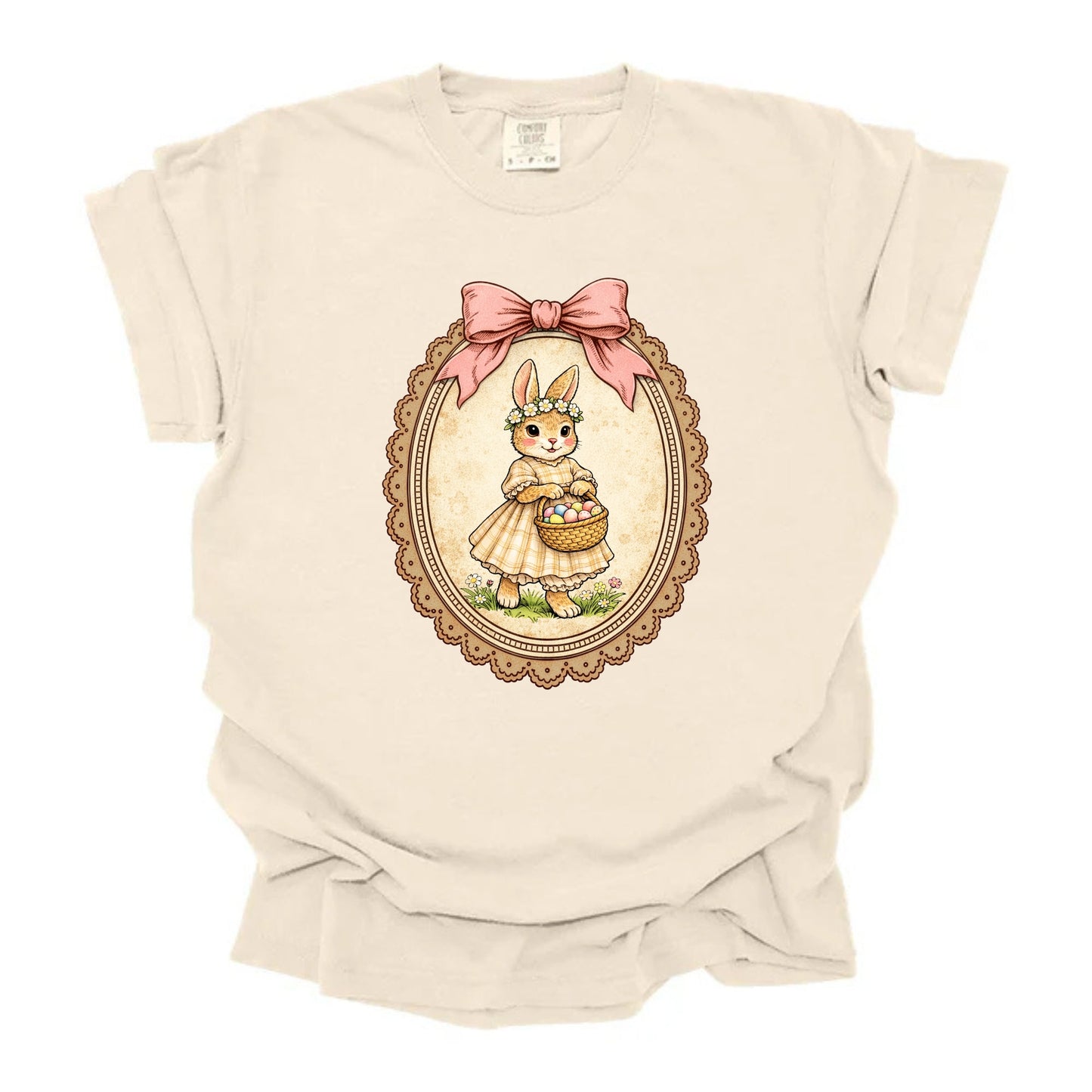 So Sweet Girly Bunny Vintage Frame