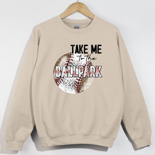Take Me To The Ballpark Patterned Ball