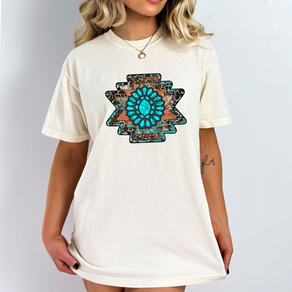 Turquoise Aztec