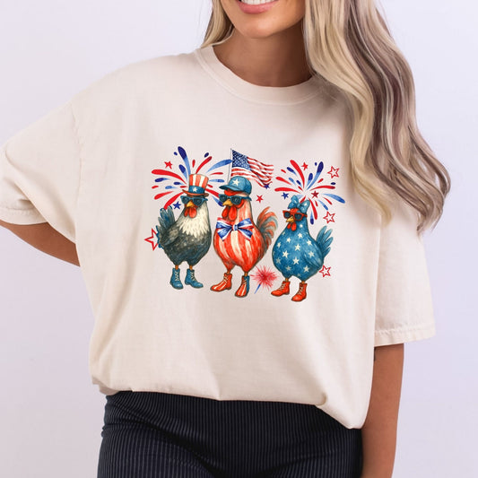 USA Chickens Trio
