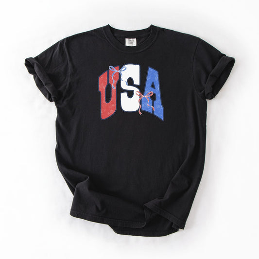USA Distressed with Bows
