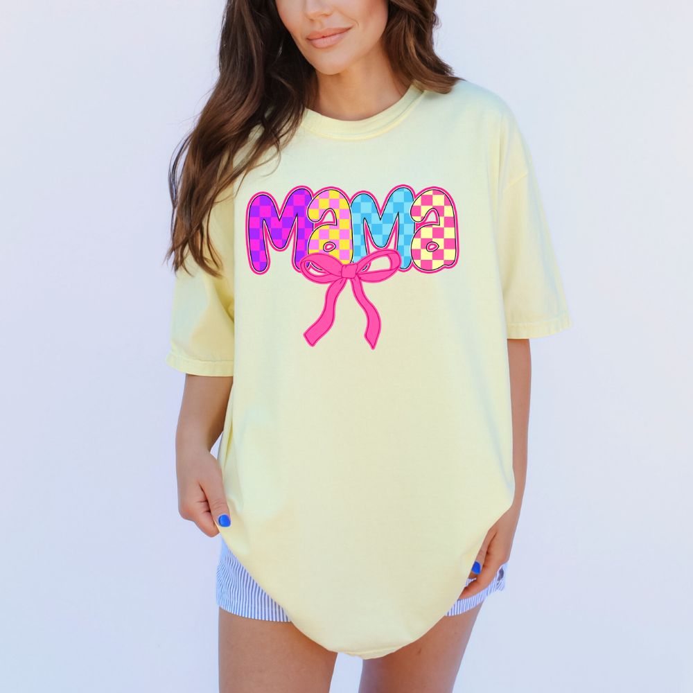 Vibrant Checkered Mama