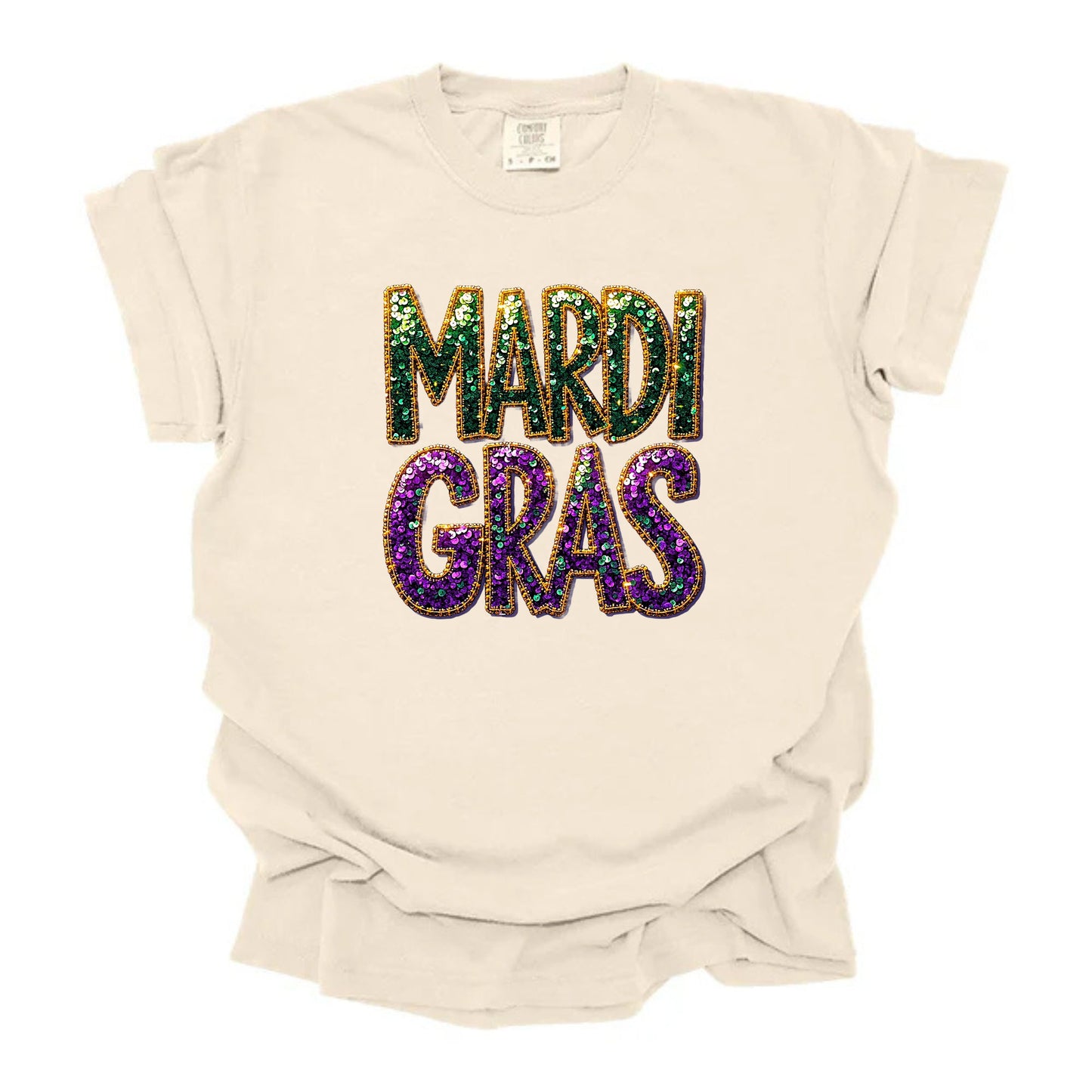 Vibrant Faux Sequins Mardi